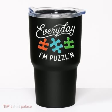 Everyday IM PuzzlN Puzzle Master Puzzler Tumbler