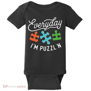 Everyday IM PuzzlN Puzzle Master Puzzler Baby Bodysuit