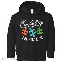 Everyday IM PuzzlN Puzzle Master Puzzler Toddler Hoodie thumb 0