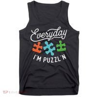 Everyday IM PuzzlN Puzzle Master Puzzler Tank Top thumb 0