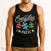 Everyday IM PuzzlN Puzzle Master Puzzler Tank Top thumb 3