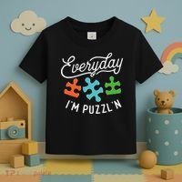 Everyday IM PuzzlN Puzzle Master Puzzler Toddler T-Shirt thumb 3