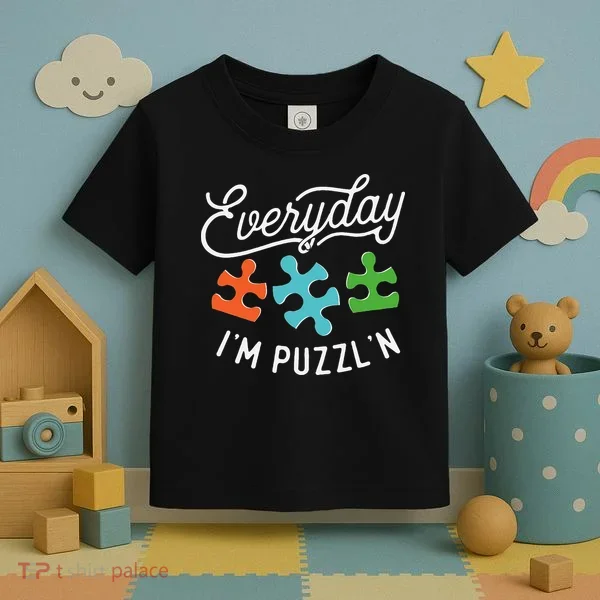 Everyday IM PuzzlN Puzzle Master Puzzler Toddler T-Shirt