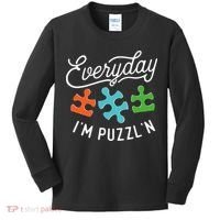 Everyday IM PuzzlN Puzzle Master Puzzler Kids Long Sleeve Shirt thumb 0