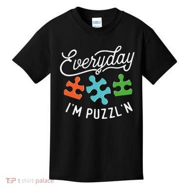 Everyday IM PuzzlN Puzzle Master Puzzler Kids T-Shirt