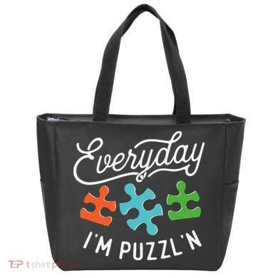 Everyday IM PuzzlN Puzzle Master Puzzler Tote Bag