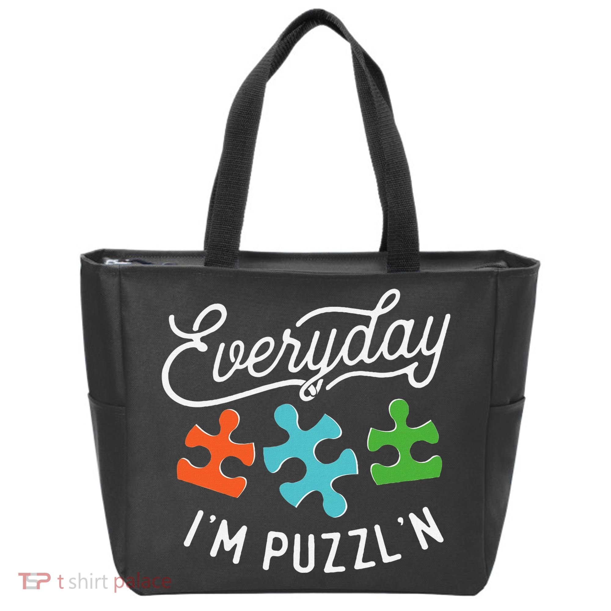 Everyday IM PuzzlN Puzzle Master Puzzler Tote Bag