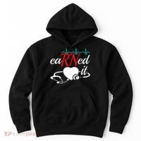 Earned It Rn Nurse Nursing Graduation Hoodie thumb 0
