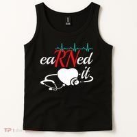 Earned It Rn Nurse Nursing Graduation Tank Top thumb 2