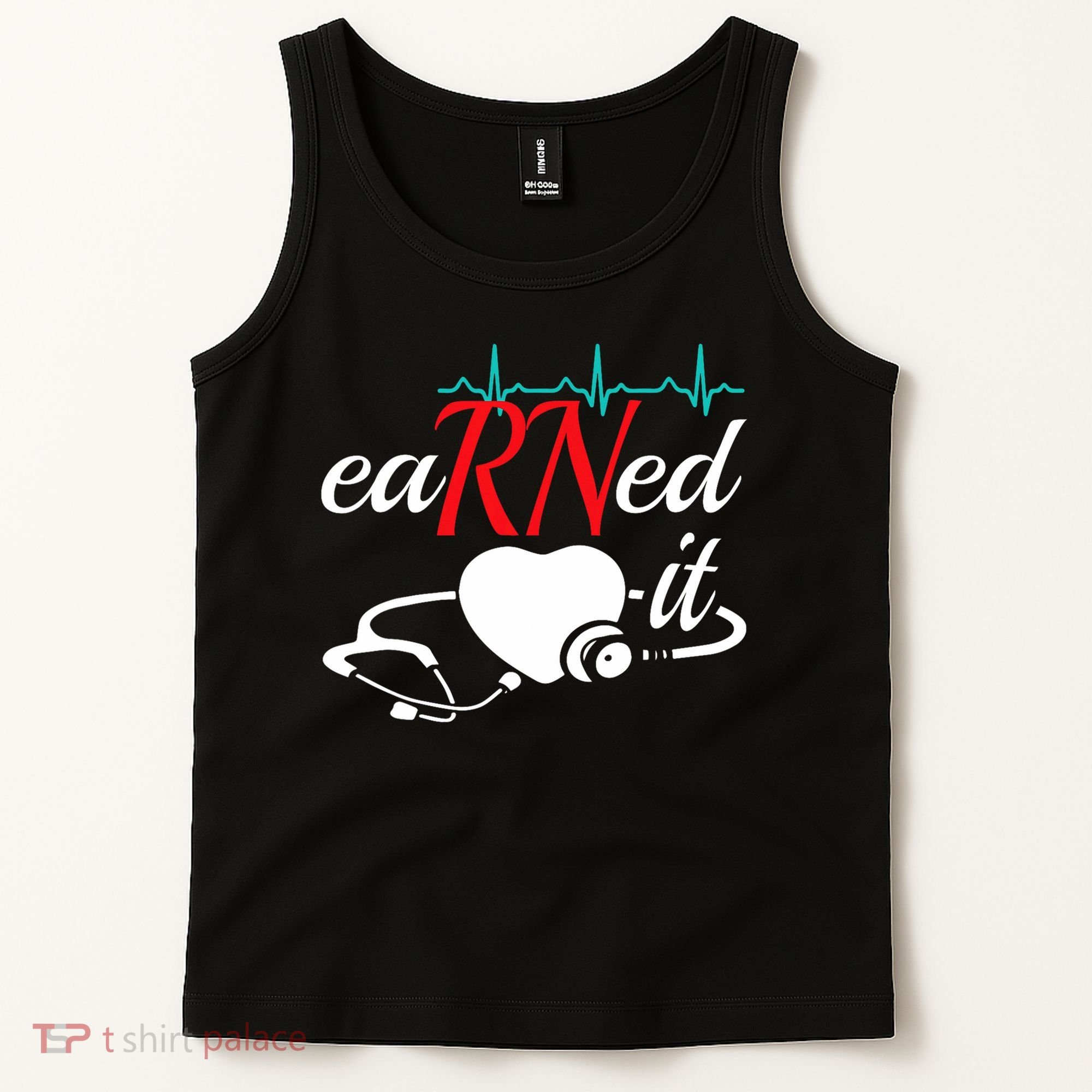 Earned It Rn Nurse Nursing Graduation Tank Top