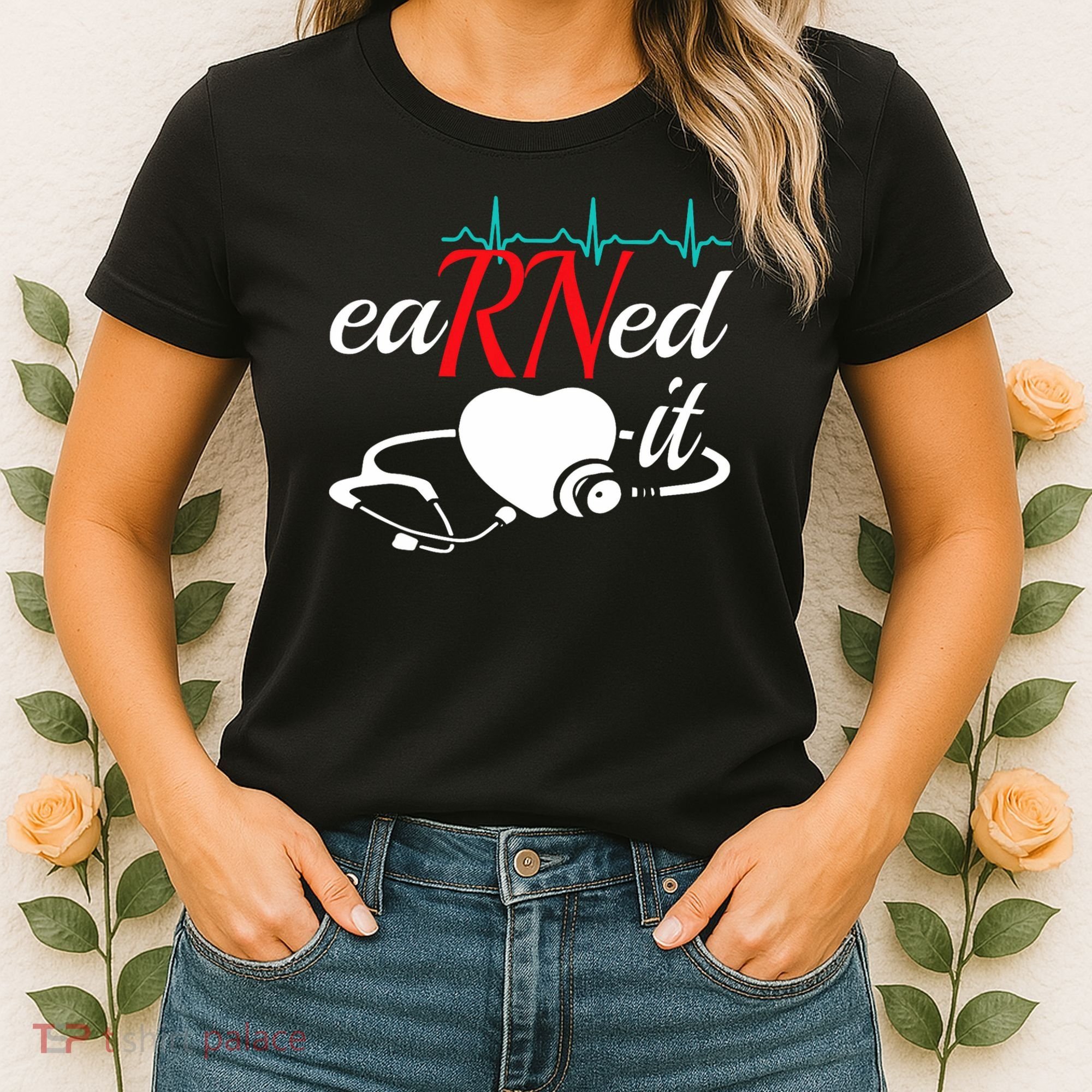 Earned It Rn Nurse Nursing Graduation Women's T-Shirt