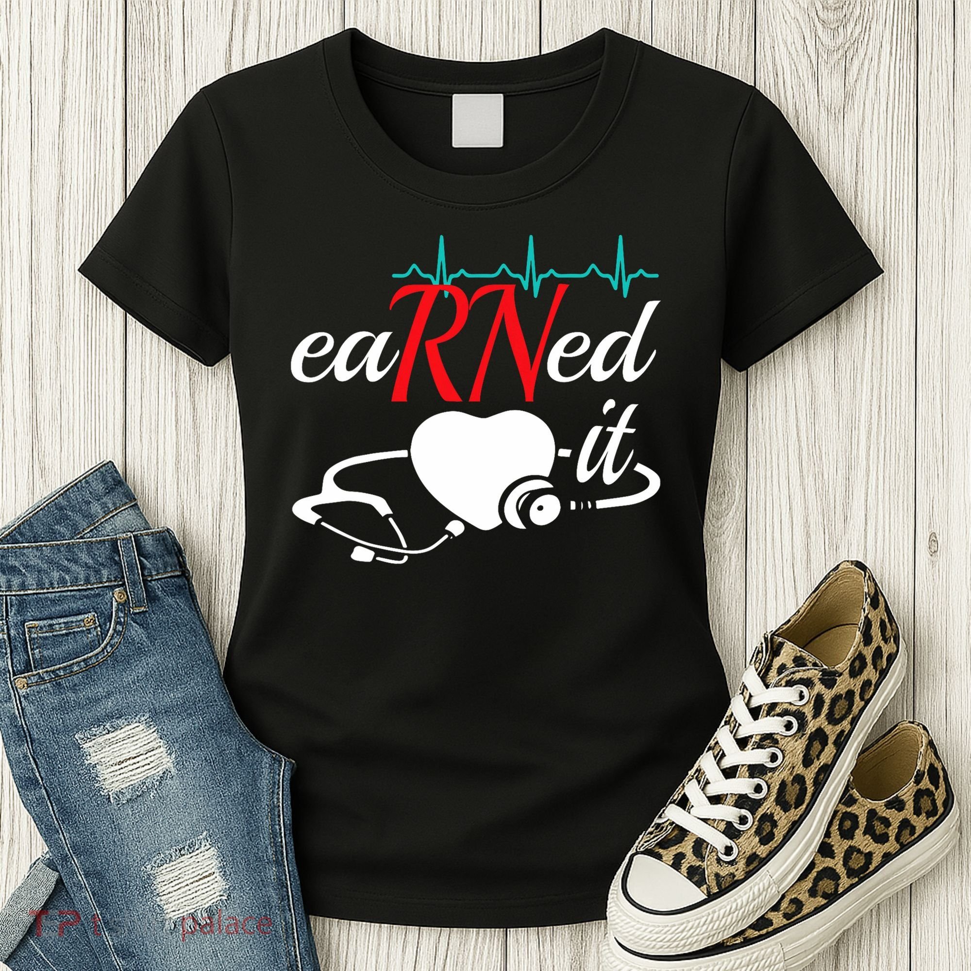 Earned It Rn Nurse Nursing Graduation Women's T-Shirt