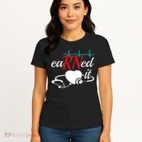 Earned It Rn Nurse Nursing Graduation Women's T-Shirt thumb 4