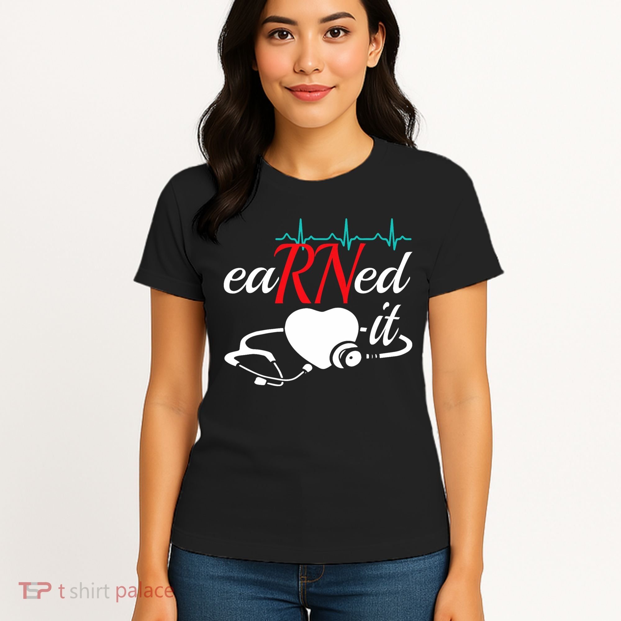 Earned It Rn Nurse Nursing Graduation Women's T-Shirt