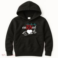 Earned It Rn Nurse Nursing Graduation Kids Hoodie thumb 0