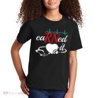 Earned It Rn Nurse Nursing Graduation Kids T-Shirt thumb 2