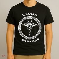 Exuma IslandsBahamas Retro Tribal Stingray Vacation T-Shirt thumb 3