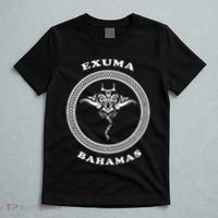 Exuma IslandsBahamas Retro Tribal Stingray Vacation T-Shirt thumb 5