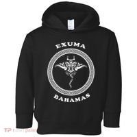 Exuma IslandsBahamas Retro Tribal Stingray Vacation Toddler Hoodie thumb 0