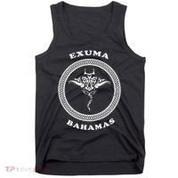 Exuma IslandsBahamas Retro Tribal Stingray Vacation Tank Top thumb 0