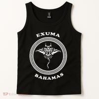 Exuma IslandsBahamas Retro Tribal Stingray Vacation Tank Top thumb 2