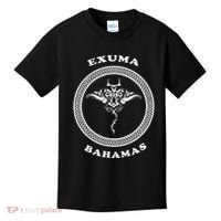 Exuma IslandsBahamas Retro Tribal Stingray Vacation Kids T-Shirt thumb 0