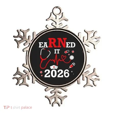 Earned It RN Registered Nurse 2026 Ornament