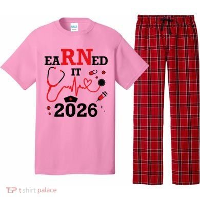 Earned It RN Registered Nurse 2026 Pajama Set