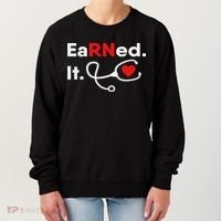 Earned It Rn Nursing Student Gifts For Women 2020 Women's Sweatshirt thumb 0