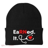 Earned It Rn Nursing Student Gifts For Women 2020 Beanie thumb 0