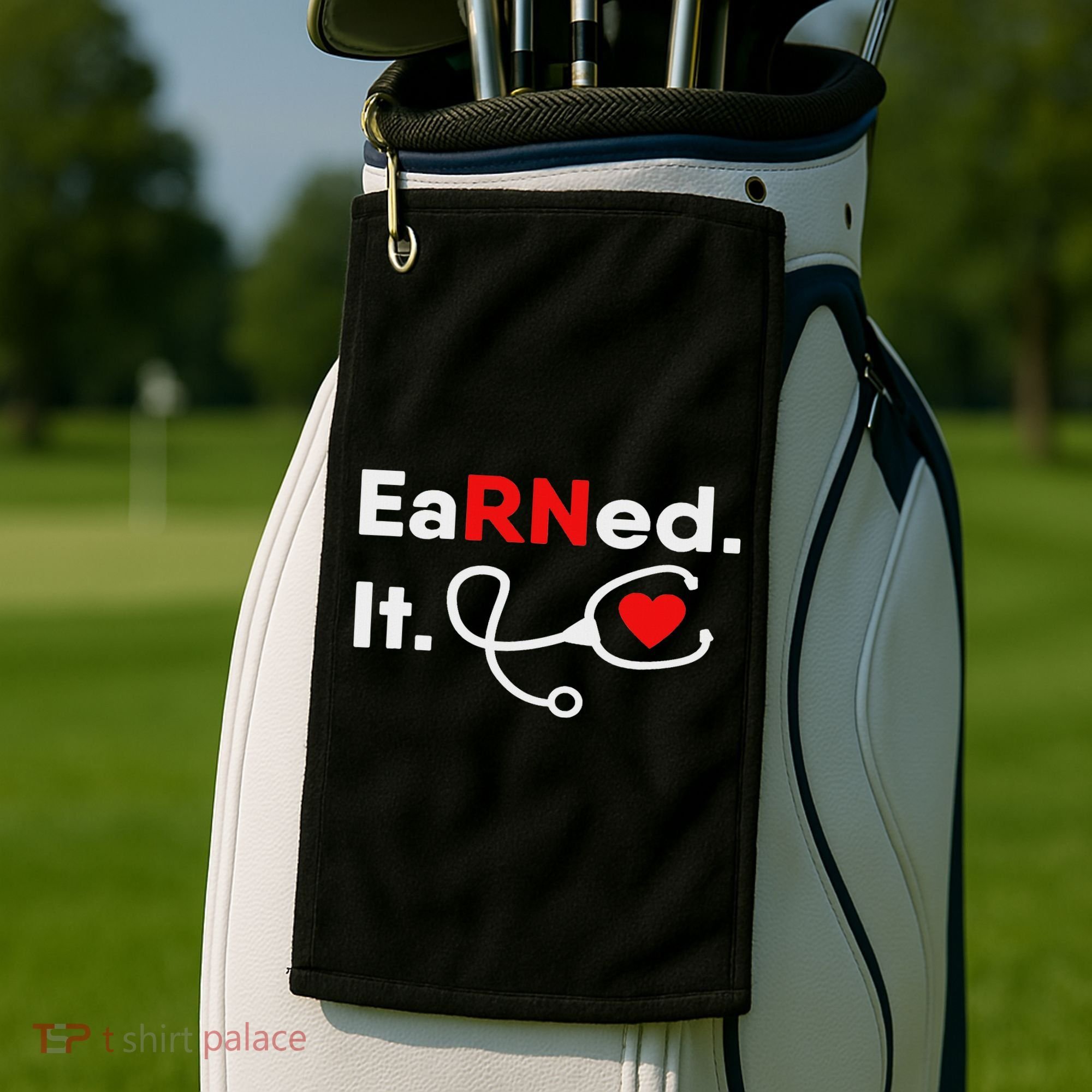 Earned It Rn Nursing Student Gifts For Women 2020 Golf Towel