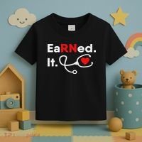 Earned It Rn Nursing Student Gifts For Women 2020 Toddler T-Shirt thumb 3