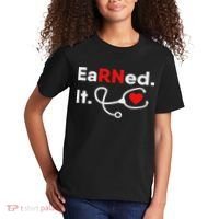 Earned It Rn Nursing Student Gifts For Women 2020 Kids T-Shirt thumb 2
