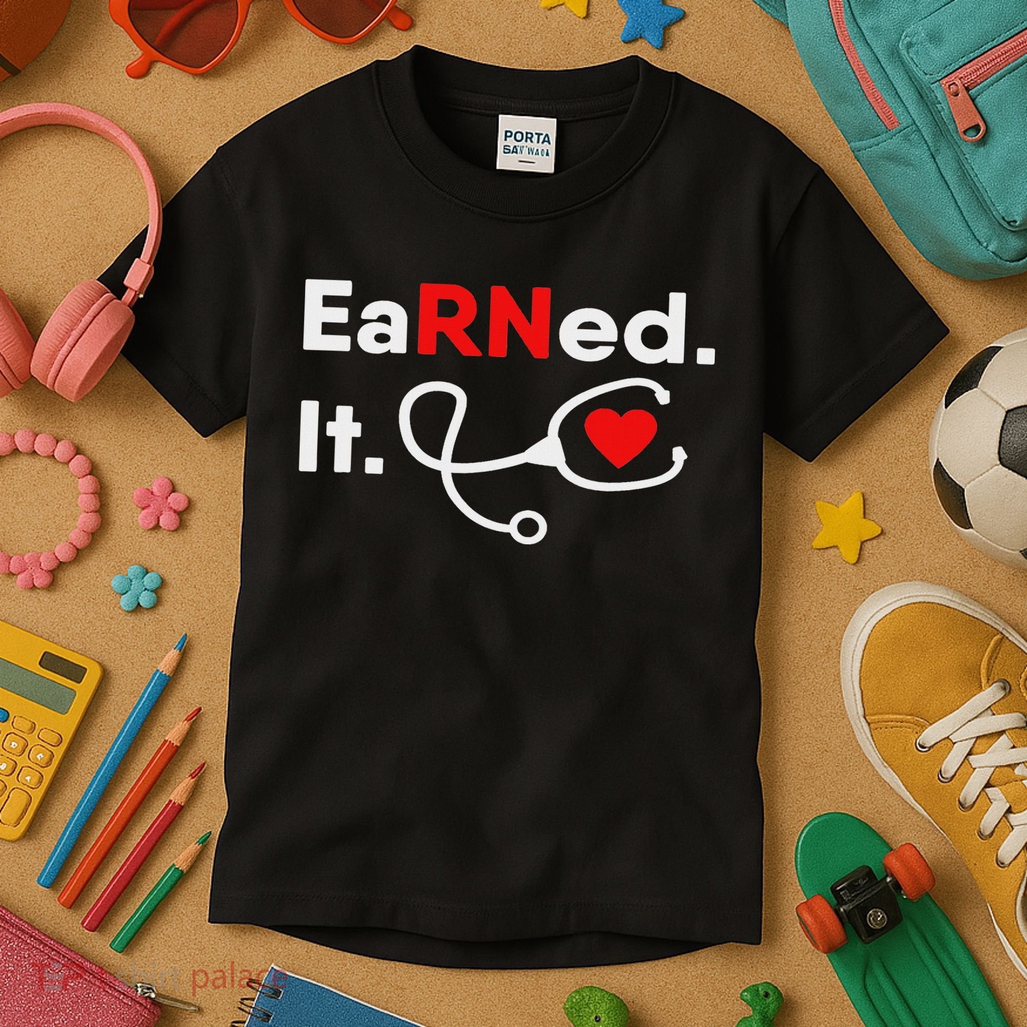 Earned It Rn Nursing Student Gifts For Women 2020 Kids T-Shirt