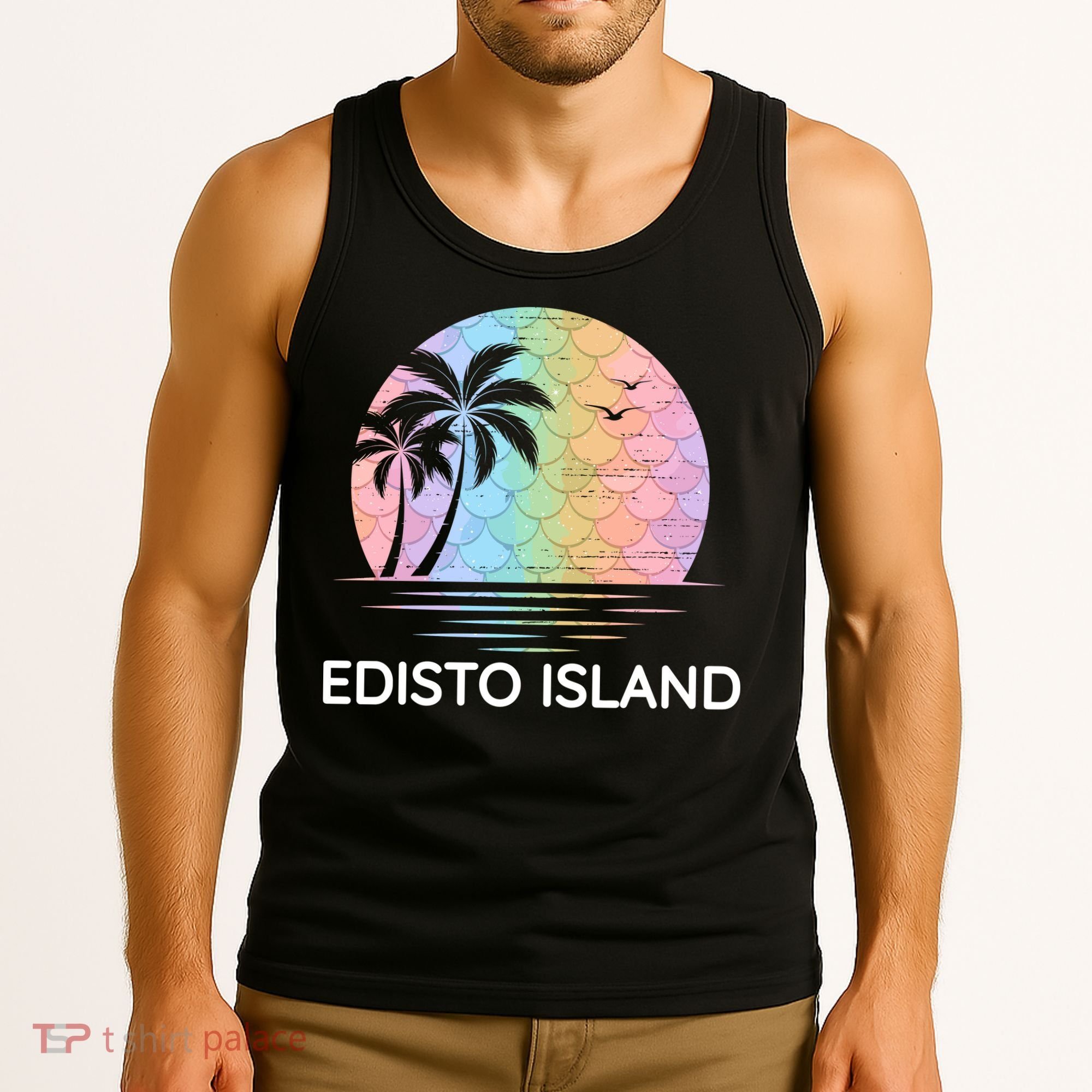 Edisto Island South Carolina Vacation Beach Family Group Tank Top