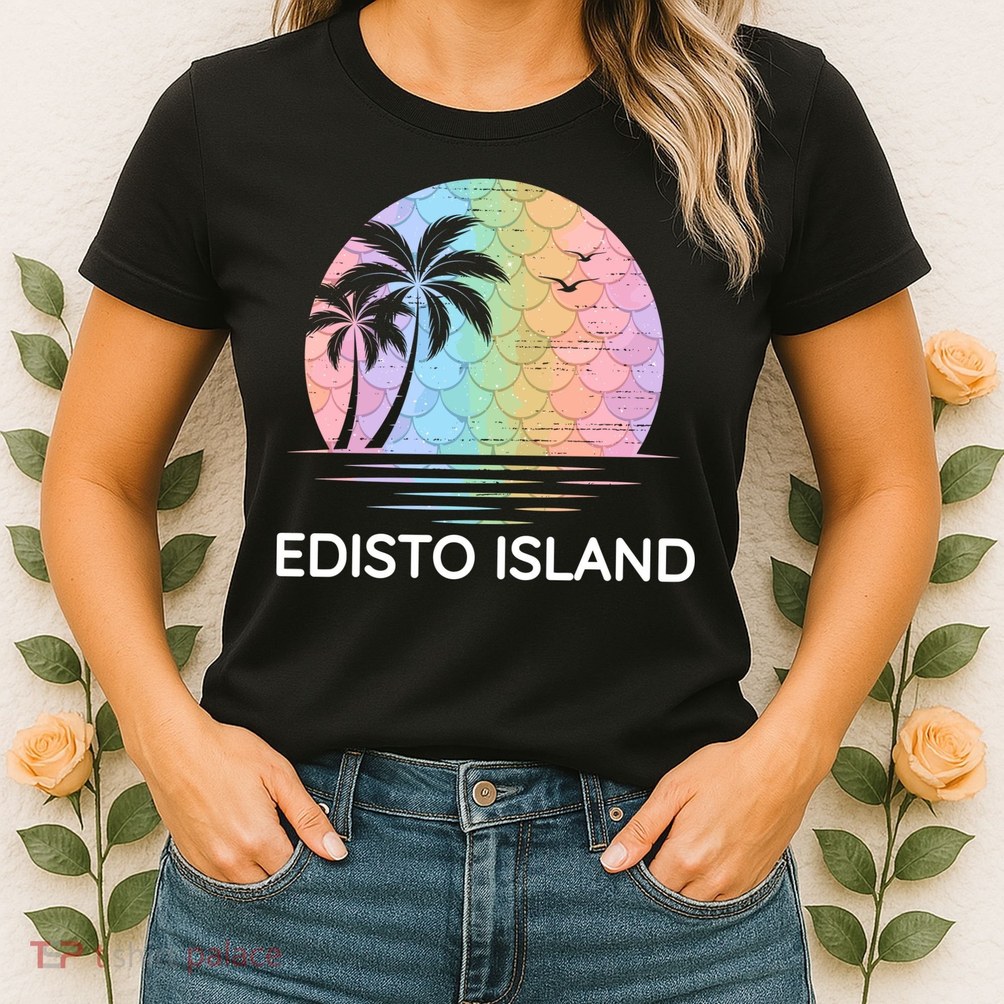 Edisto Island South Carolina Vacation Beach Family Group Women's T-Shirt
