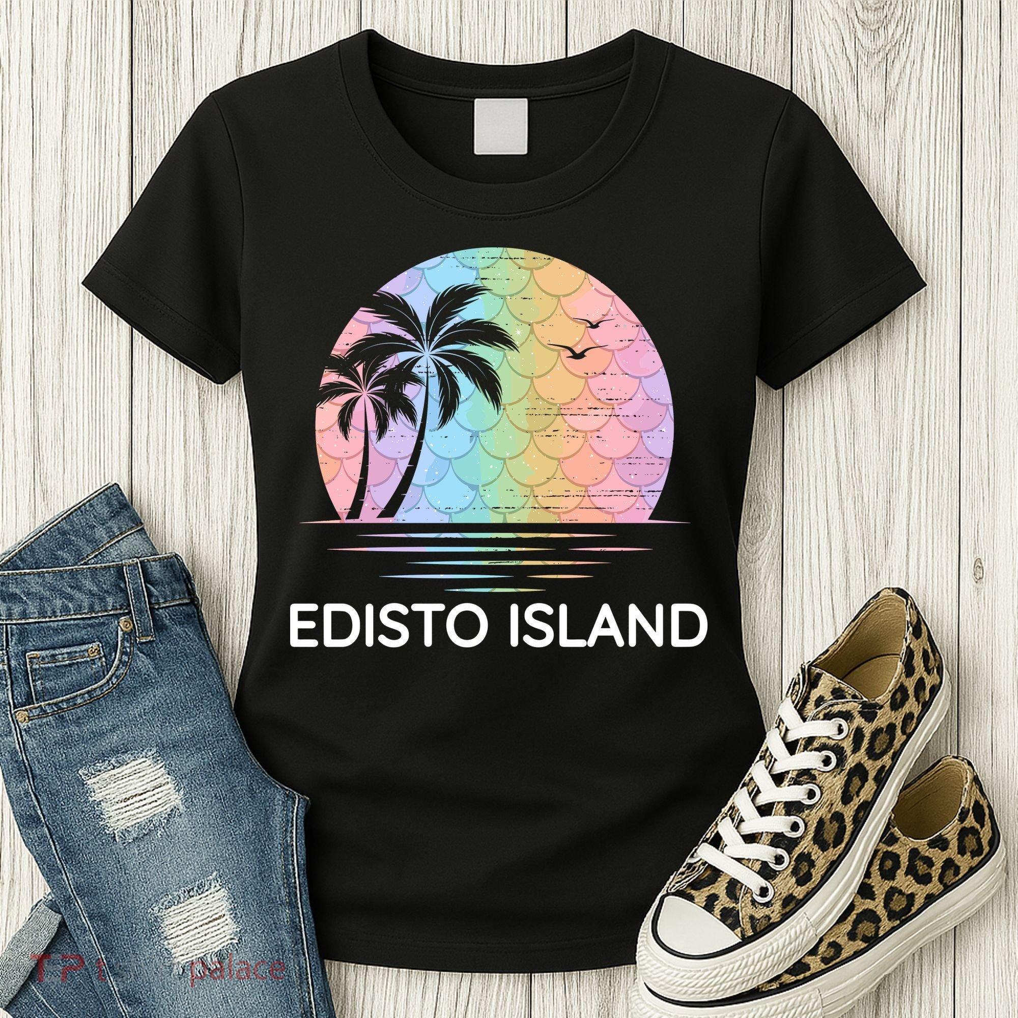 Edisto Island South Carolina Vacation Beach Family Group Women's T-Shirt