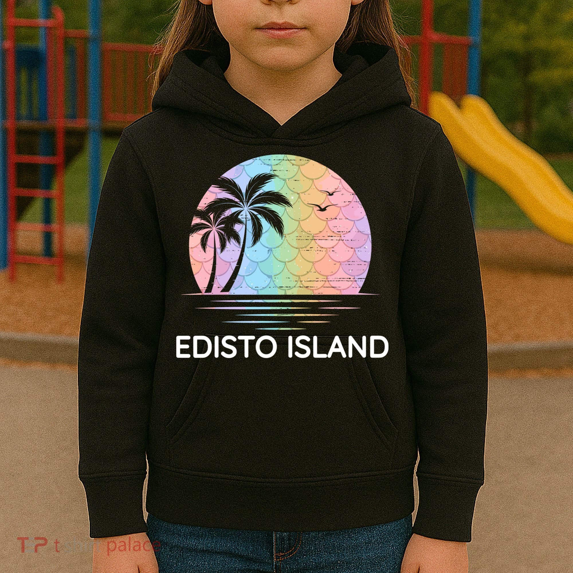 Edisto Island South Carolina Vacation Beach Family Group Kids Hoodie