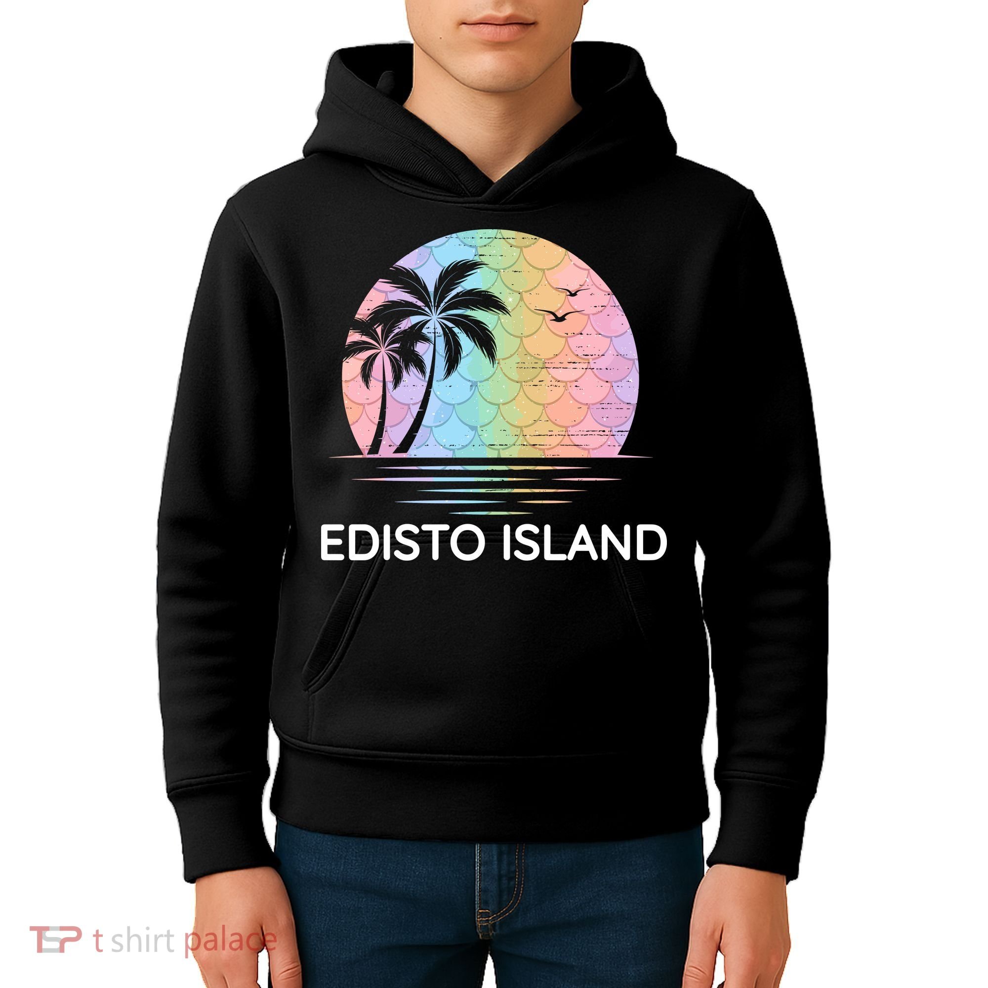 Edisto Island South Carolina Vacation Beach Family Group Kids Hoodie