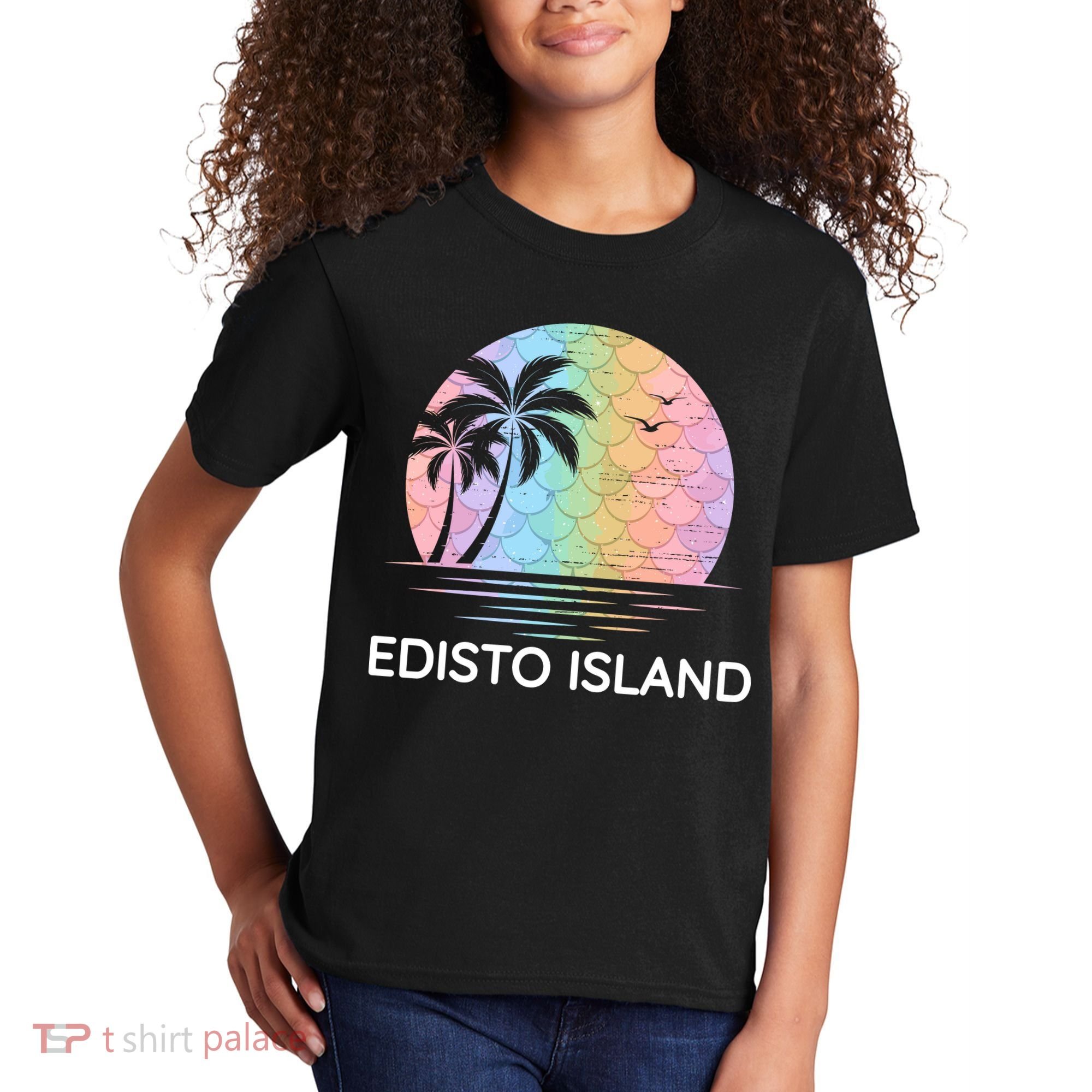 Edisto Island South Carolina Vacation Beach Family Group Kids T-Shirt