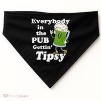 Everybody In The Pub Gettin Tipsy USA-Made Doggie Bandana thumb 0