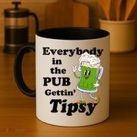 Everybody In The Pub Gettin Tipsy Coffee Mug thumb 4