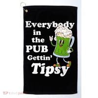 Everybody In The Pub Gettin Tipsy Golf Towel thumb 0