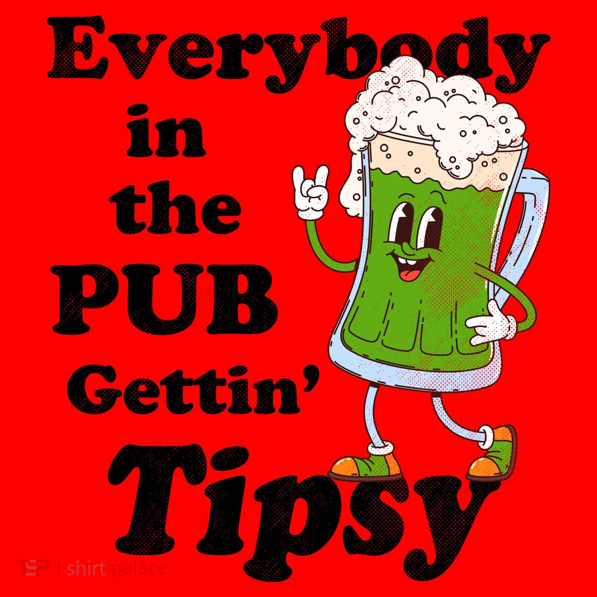 Everybody In The Pub Gettin Tipsy Santa Hat