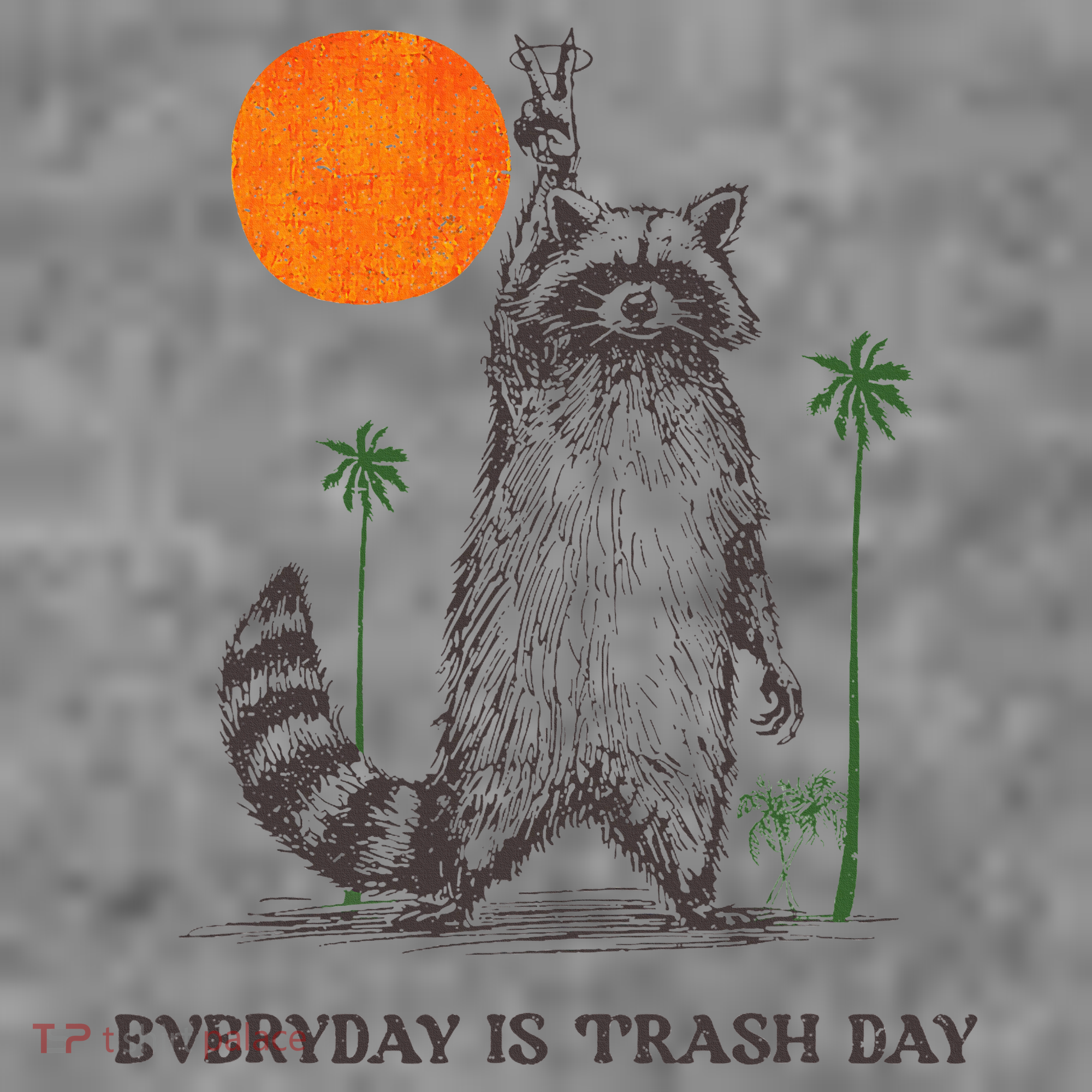 Everyday Is Trash Day Toddler Hoodie