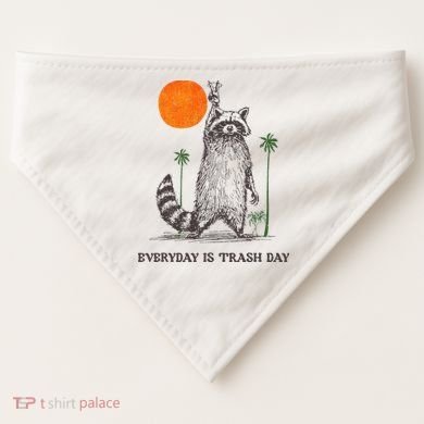 Everyday Is Trash Day USA-Made Doggie Bandana