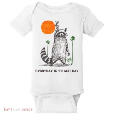 Everyday Is Trash Day Baby Bodysuit