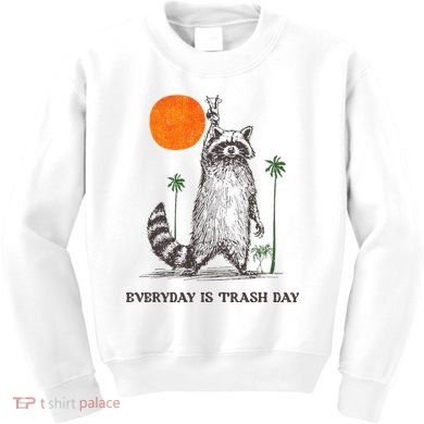 Everyday Is Trash Day Kids Sweatshirt