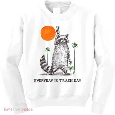 Everyday Is Trash Day Kids Sweatshirt