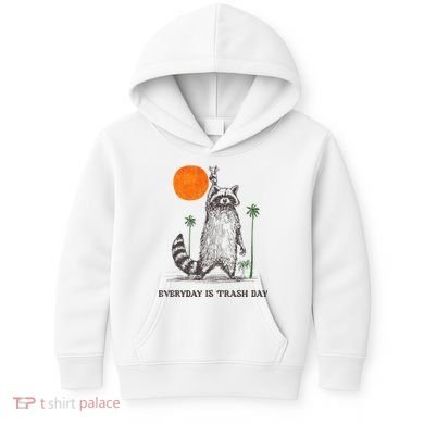 Everyday Is Trash Day Kids Hoodie